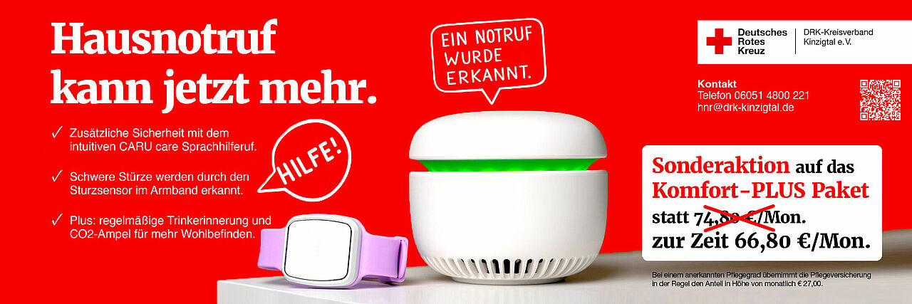Hausnotruf mit Sprachhilfenotruf Sonderaktion